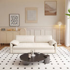 3-in-1 Convertible Sleeper Sofa with Side Storage, 66 Queen Pull Out Sofa Bed, Velvet Loveseat Bed