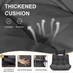 Indoor Luxury Hanging Egg Chair Without Stand, 350 lbs Outdoor Egg Chair with No Stand, Egg Swing Chair Without Stand