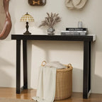 Modern Console Table Solid Wood for Entryway or Hallway Decor