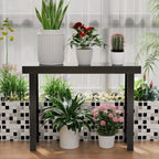 Modern Console Table Solid Wood for Entryway or Hallway Decor