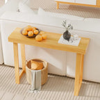 Modern Console Table Solid Wood for Entryway or Hallway Decor