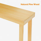 Modern Console Table Solid Wood for Entryway or Hallway Decor