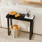 Modern Console Table Solid Wood for Entryway or Hallway Decor