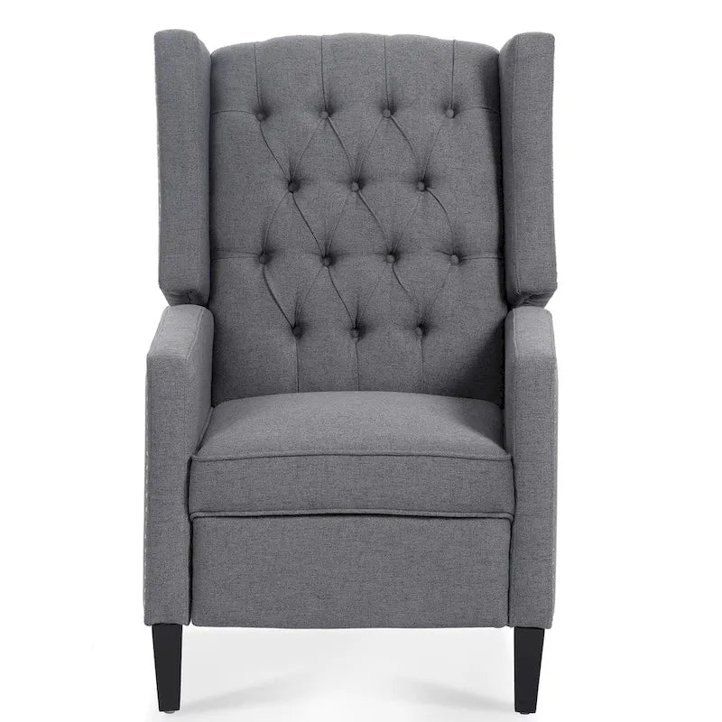 Wide Manual Wing Chair Recliner - 34.45 x 27.16 x 40.55