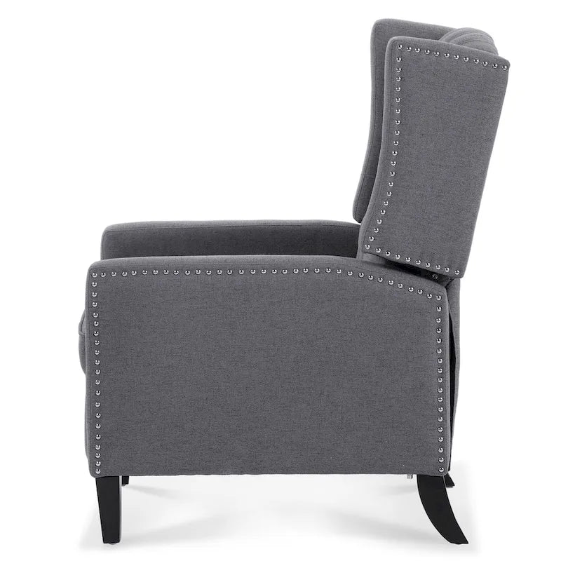 Wide Manual Wing Chair Recliner - 34.45 x 27.16 x 40.55
