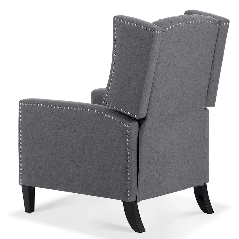 Wide Manual Wing Chair Recliner - 34.45 x 27.16 x 40.55