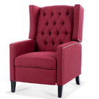 Wide Manual Wing Chair Recliner - 34.45 x 27.16 x 40.55