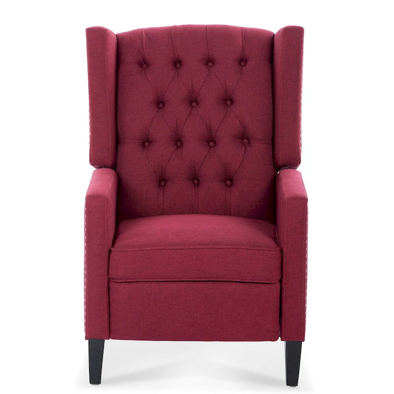Wide Manual Wing Chair Recliner - 34.45 x 27.16 x 40.55