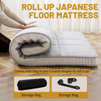 Roll Up Floor Japanese Mattress Futon with storage bag