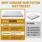 Roll Up Floor Japanese Mattress Futon with storage bag