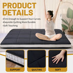 Roll Up Floor Japanese Mattress Futon with storage bag