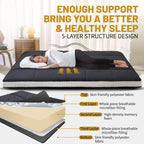 Roll Up Floor Japanese Mattress Futon with storage bag