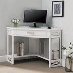 Mission Oak Corner Writing Desk for Home Office