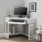 Mission Oak Corner Writing Desk for Home Office