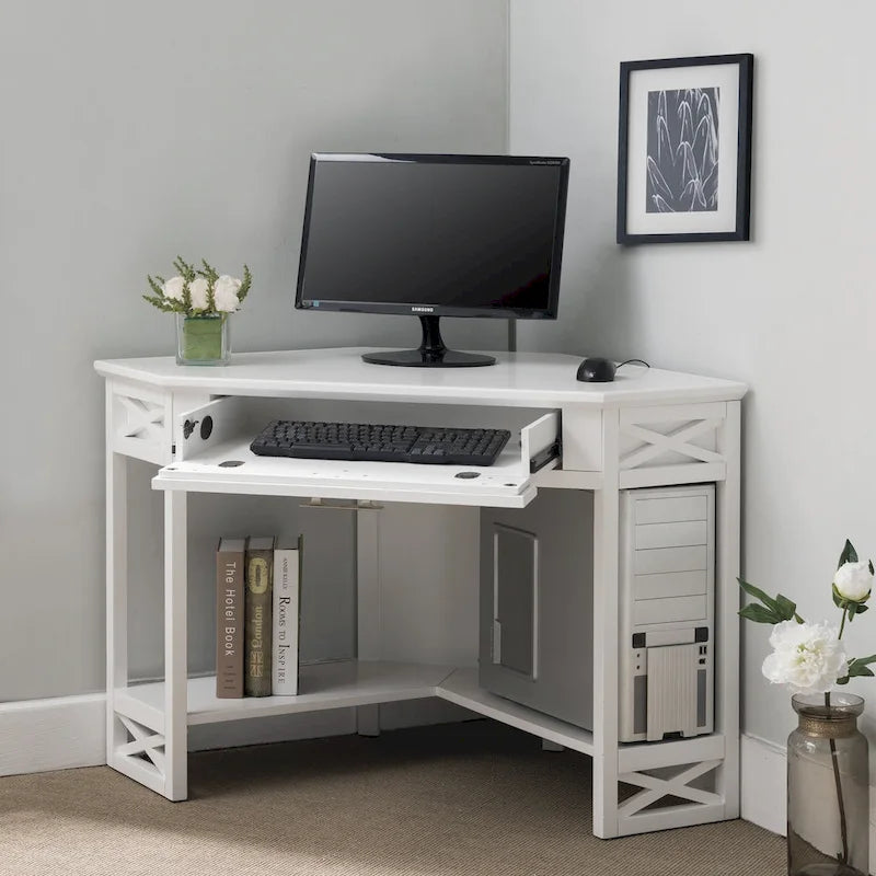 Mission Oak Corner Writing Desk for Home Office