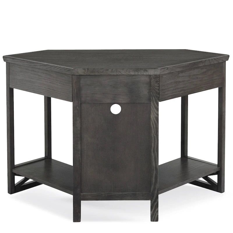 Mission Oak Corner Writing Desk for Home Office