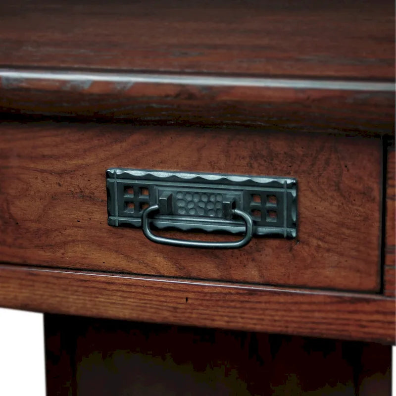 Mission Oak Corner Writing Desk for Home Office