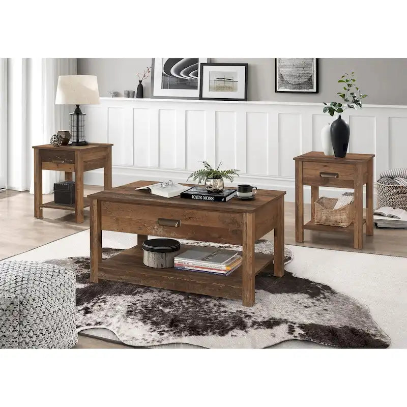 3 pieces Coffee Table Set