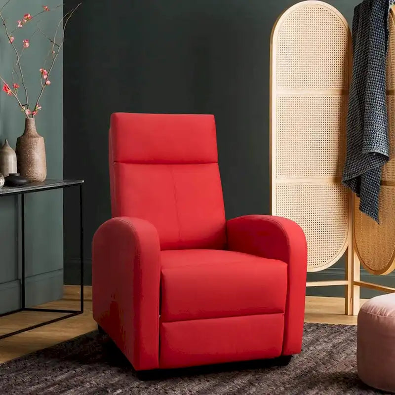 PU Leather Recliner Chair - Single Seat