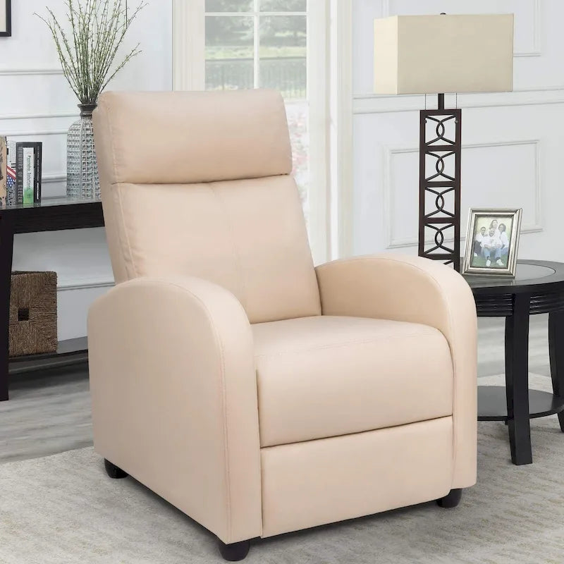 PU Leather Recliner Chair - Single Seat