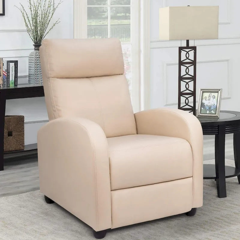 PU Leather Recliner Chair - Single Seat