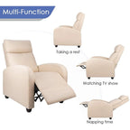PU Leather Recliner Chair - Single Seat