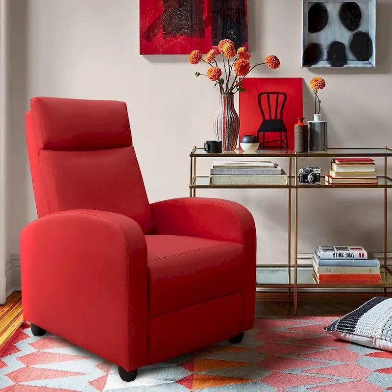 PU Leather Recliner Chair - Single Seat