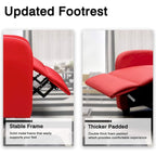 PU Leather Recliner Chair - Single Seat