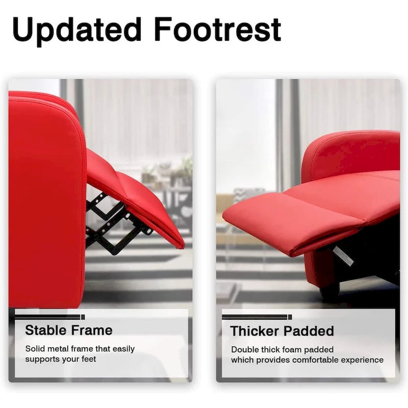 PU Leather Recliner Chair - Single Seat