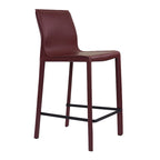 Modern Leather Counter Stool