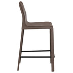 Modern Leather Counter Stool