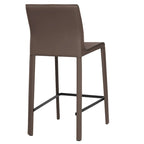Modern Leather Counter Stool