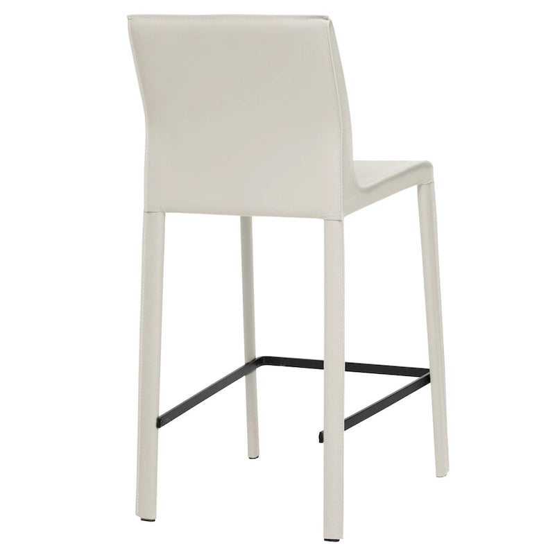 Modern Leather Counter Stool