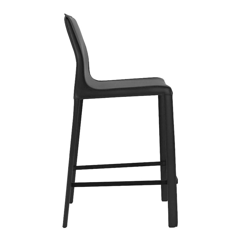 Modern Leather Counter Stool