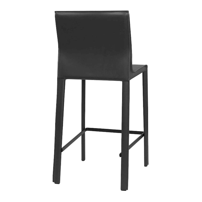 Modern Leather Counter Stool