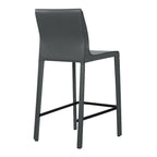 Modern Leather Counter Stool
