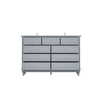 55.1W 9-Drawer Dresser: Spacious and Sleek Design Chest Lacquer