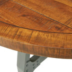 Lancaster Round Dining/Gathering Table - amber/ graphite