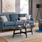 Mid Century Modern Oval Wood Coffee Table