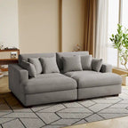 Corduroy Modular Sectional Sofa Large Couch Sleeper Chaise