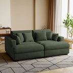 Corduroy Modular Sectional Sofa Large Couch Sleeper Chaise
