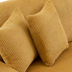 Corduroy Modular Sectional Sofa Large Couch Sleeper Chaise