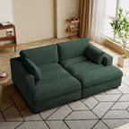 Corduroy Modular Sectional Sofa Large Couch Sleeper Chaise