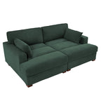 Corduroy Modular Sectional Sofa Large Couch Sleeper Chaise