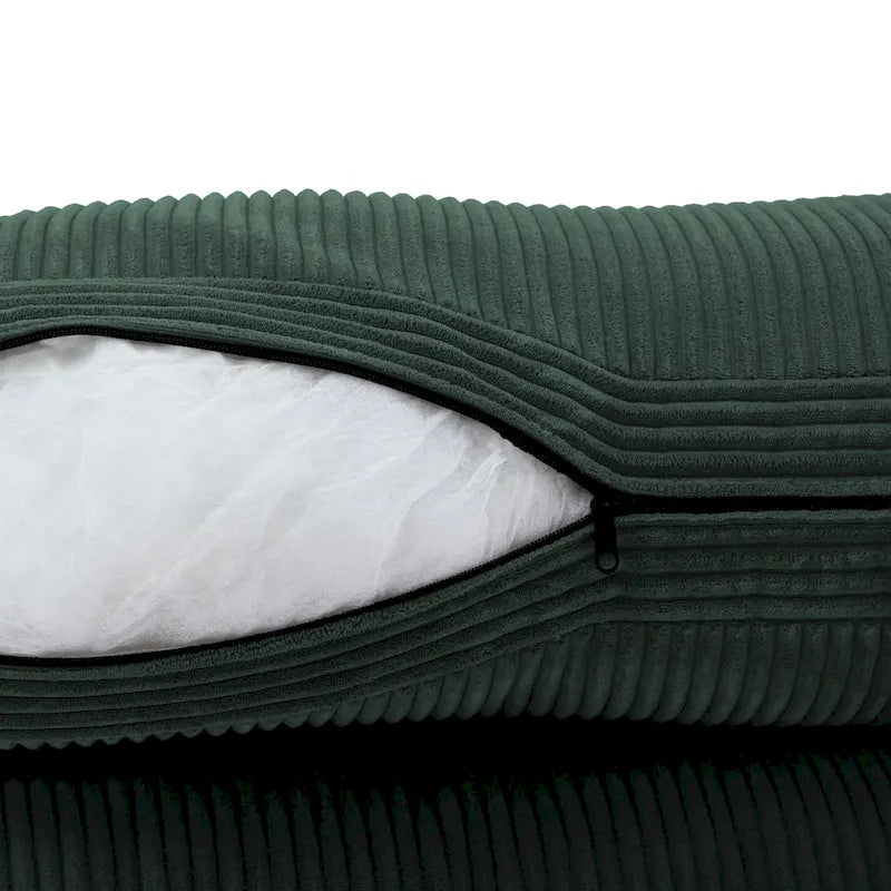 Corduroy Modular Sectional Sofa Large Couch Sleeper Chaise