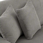 Corduroy Modular Sectional Sofa Large Couch Sleeper Chaise