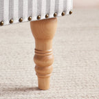 Upholstered Accent Sofa Linen Club Chair with Legs for Living Room