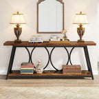 70.9 inch Extra Long Console Table Sofa Accent Table for Living Room