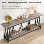 70.9 inch Extra Long Console Table Sofa Accent Table for Living Room
