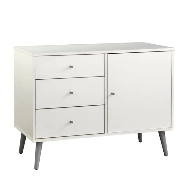 3-Drawer Mid-Century Buffet - Wood Finish